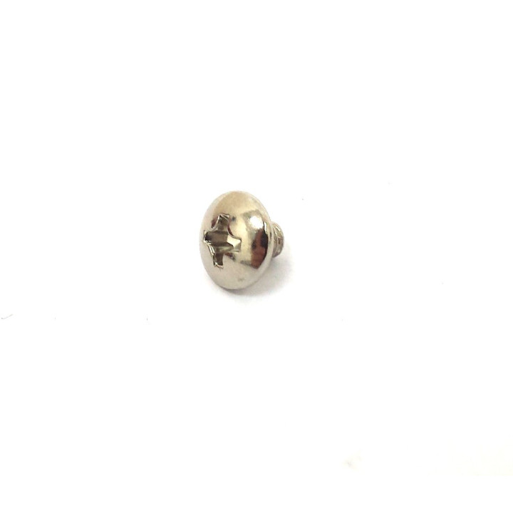150 x Vite a Testa Bombata con Impronta a Croce M3,40x4mm - Acciaio
