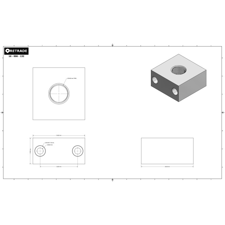 CNC 3D - Blocco di Supporto