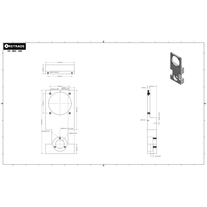 CNC 3D - Flangia per Motore