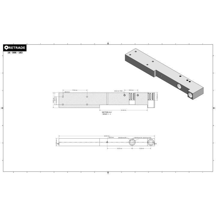 CNC 3D - Carro su Cuscinetto Lineare