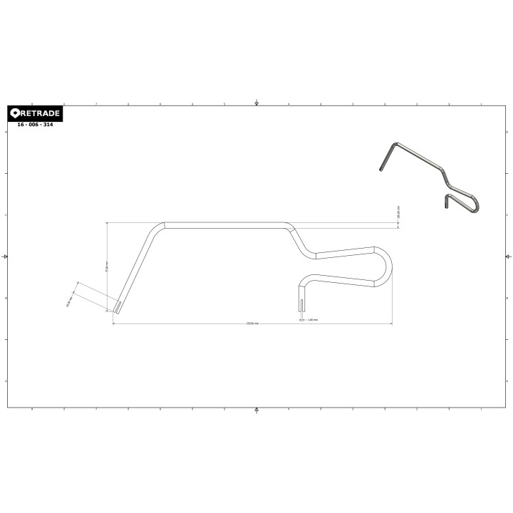 CNC 3D - Sostegno per Cavo Bordo Macchinna