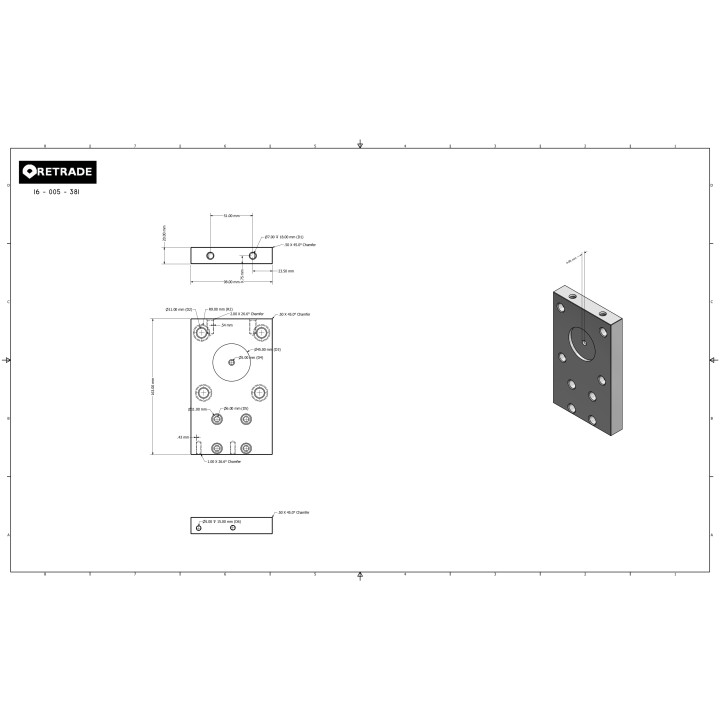 Flangia Metallo per Motore - OEM