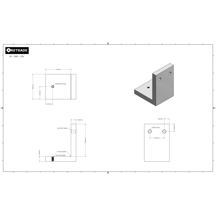 Staffa a Supporto a L -OEM