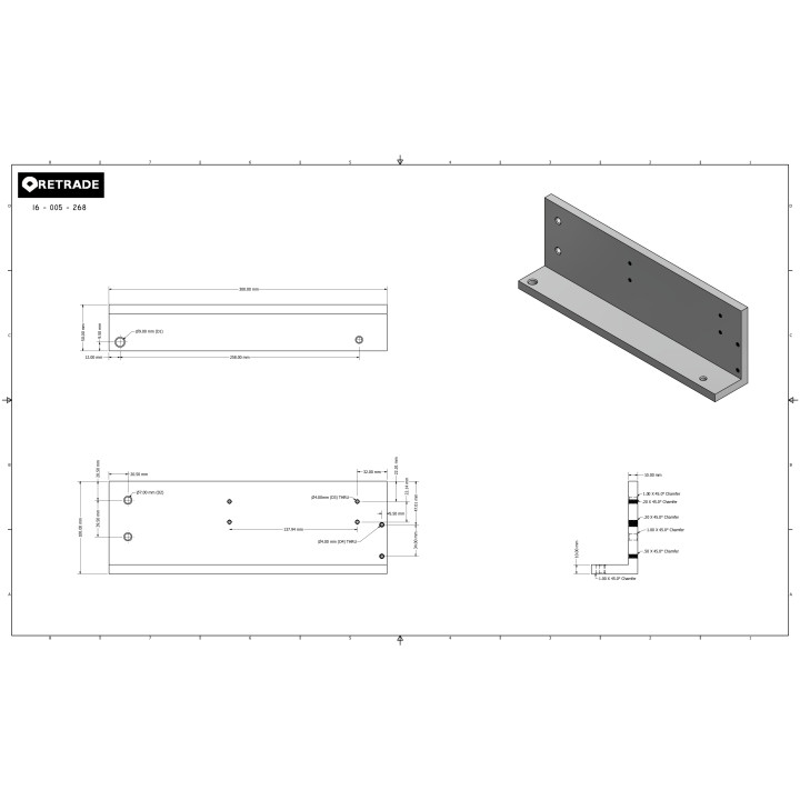 Staffa a Supporto a L -OEM