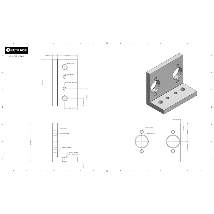 Staffa a Supporto a L -OEM