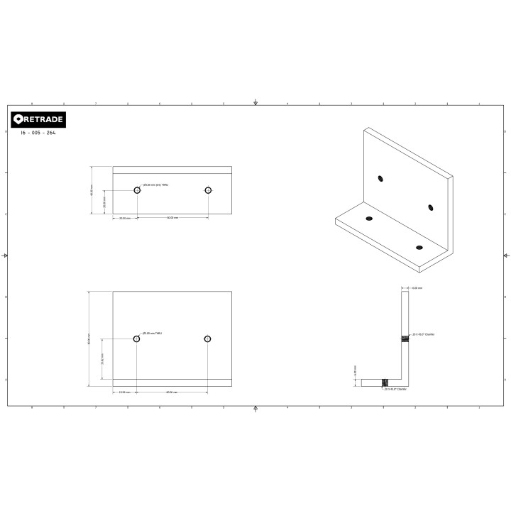 Staffa a Supporto a L - OEM