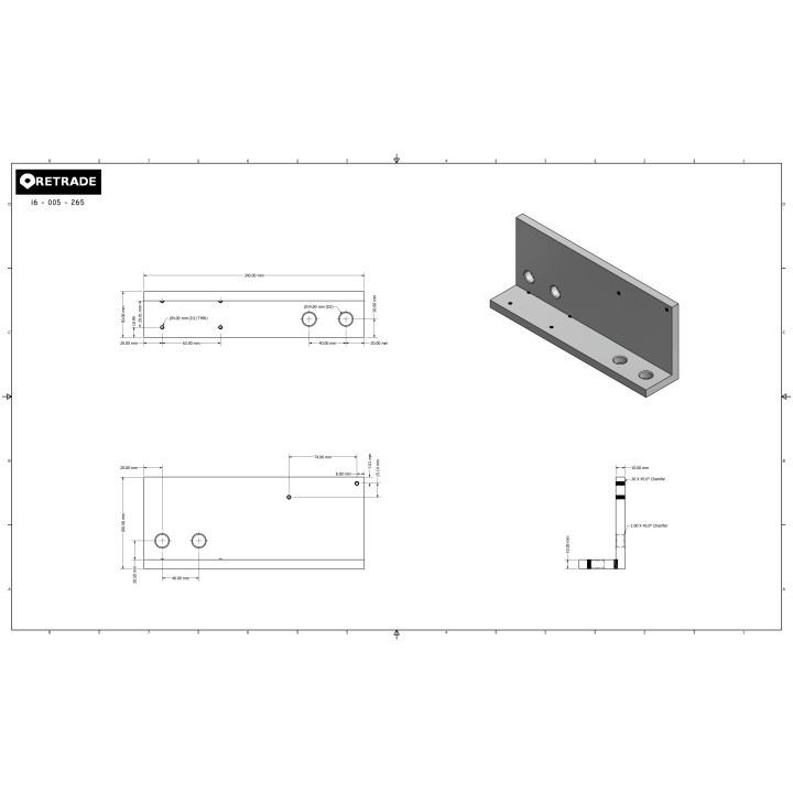 Staffa a Supporto a L -OEM
