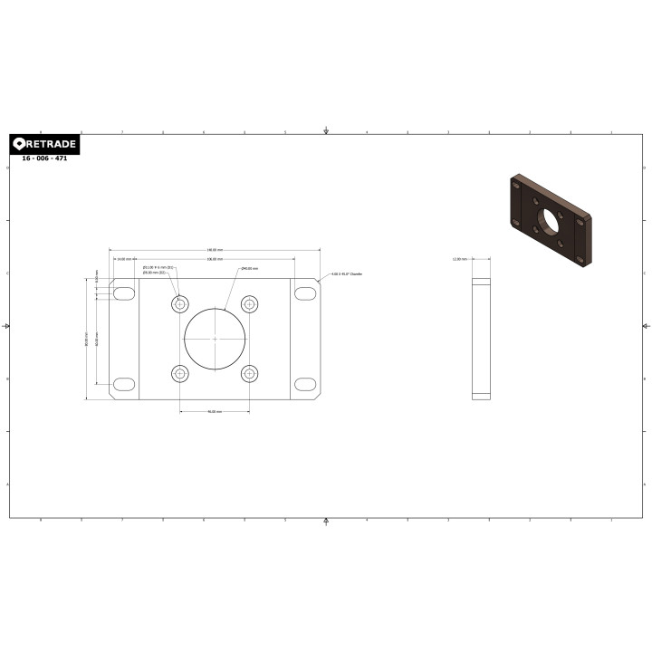 CNC 3D - scatola di derivazione elettrica in metallo