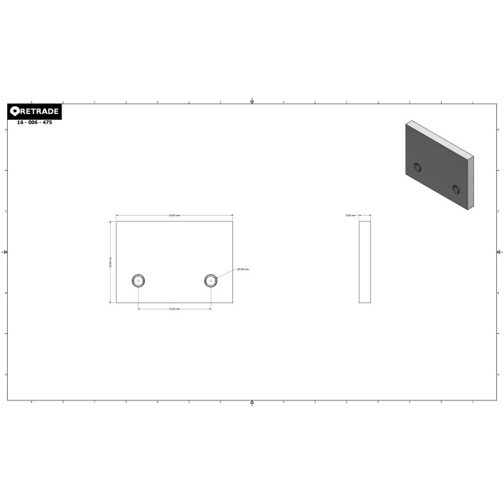 CNC 3D - scatola di derivazione elettrica in metallo