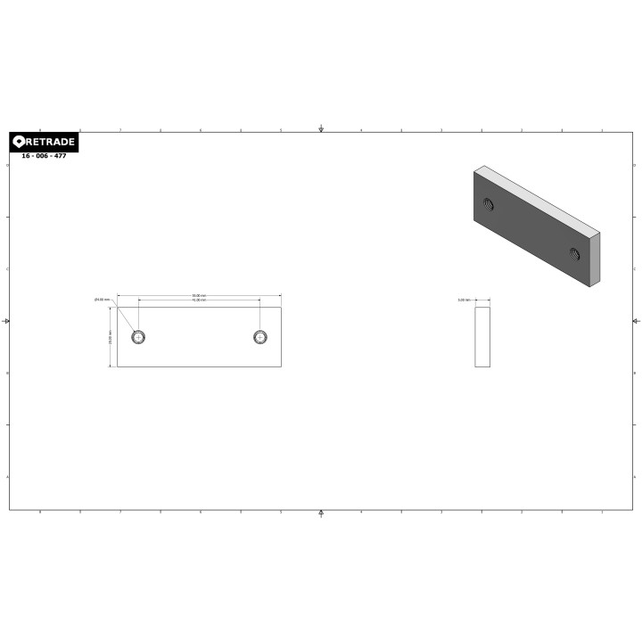 CNC 3D - Supporto in Alluminio