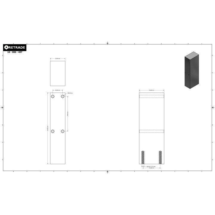 CNC 3D - Supporto in Ferro