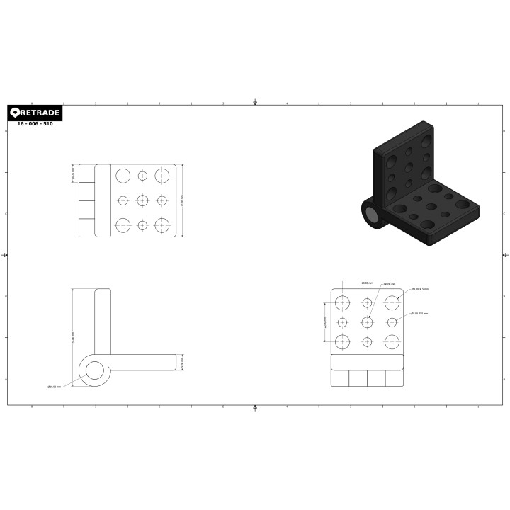 CNC 3D - Cerniere per Pçorte in Metallo