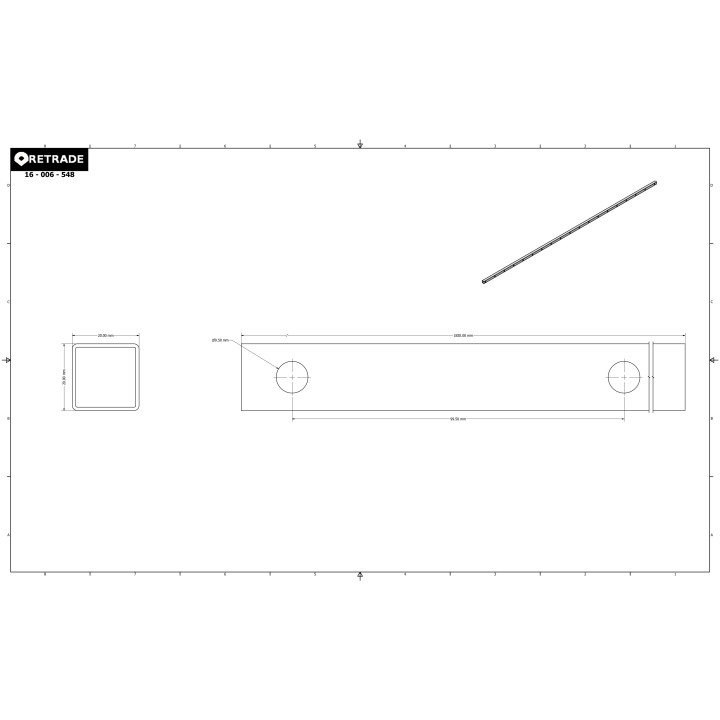 CNC 3D - Barra Rinforza per Armadi Elettrici