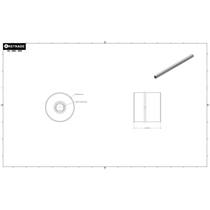 CNC 3D - Albero in Acciaio