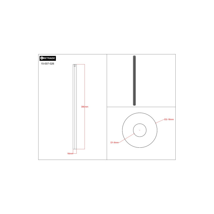 CNC 3D - Albero in Acciaio