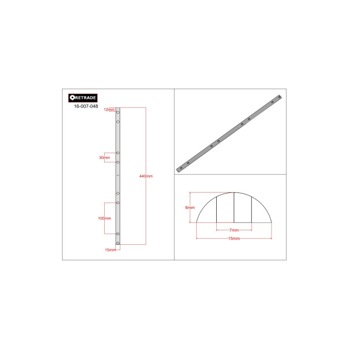 CNC 3D - Barra Forata