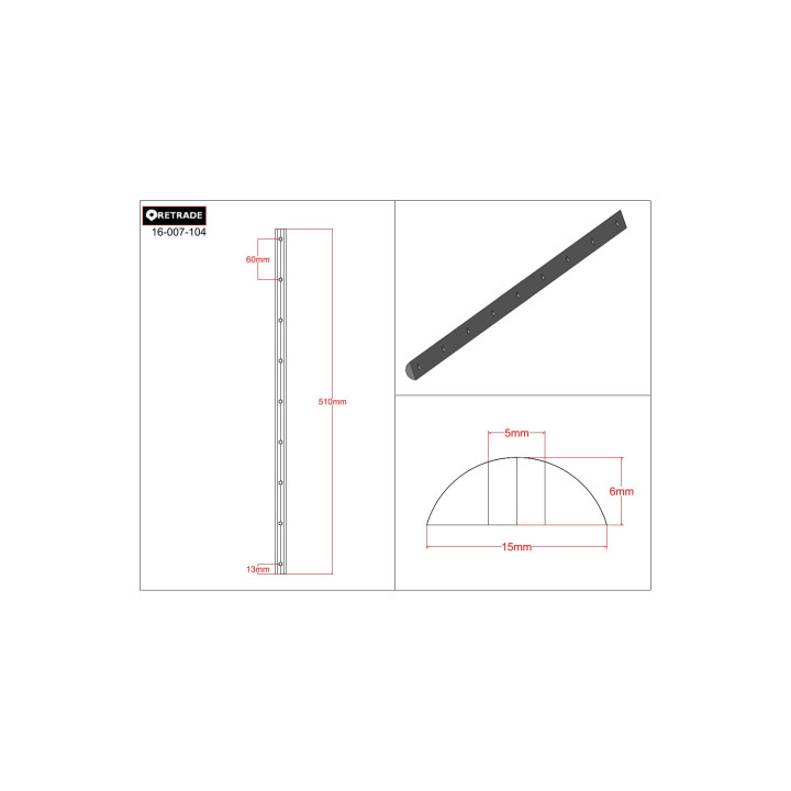 CNC 3D - Barra Forata