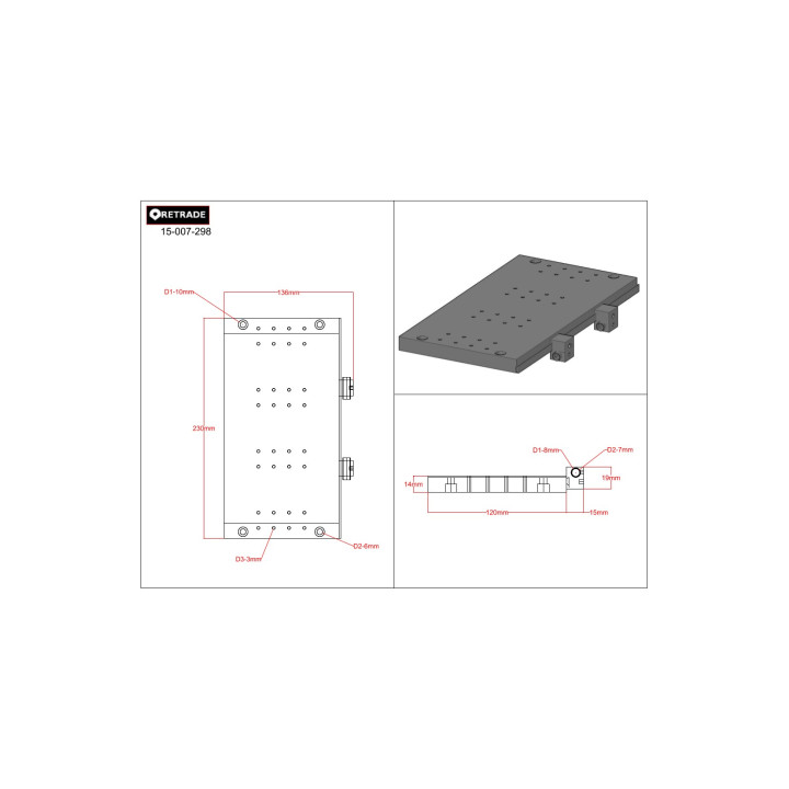 CNC 3D - Sportello Forato di Ispezione