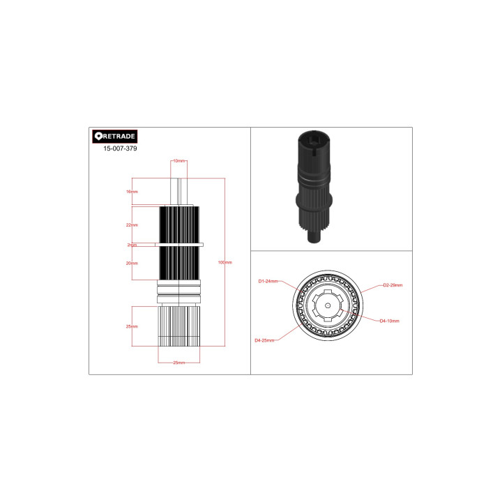 CNC 3D - Mandrino Utensili