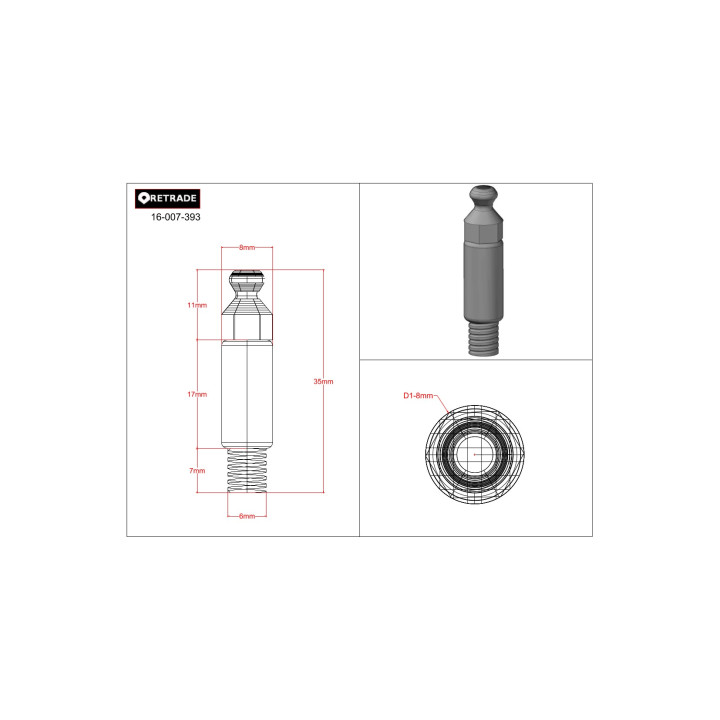 CNC 3D - 5x Ugello per Ingrassaggio