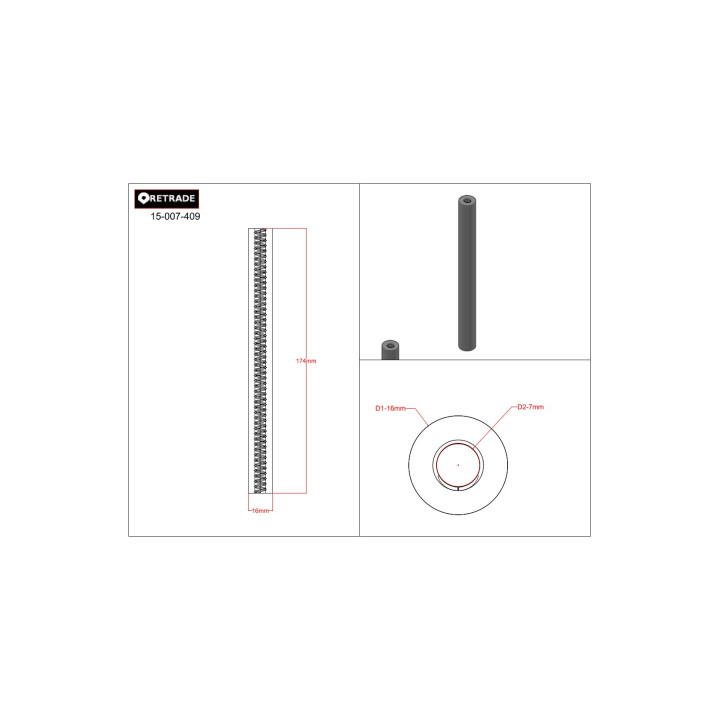 CNC 3D - Albero in Acciaio