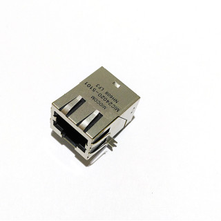 Connector, SMD, RJ-45 10/100 RA SHLD ROSH - MIC24020-5101 NH608 LF.