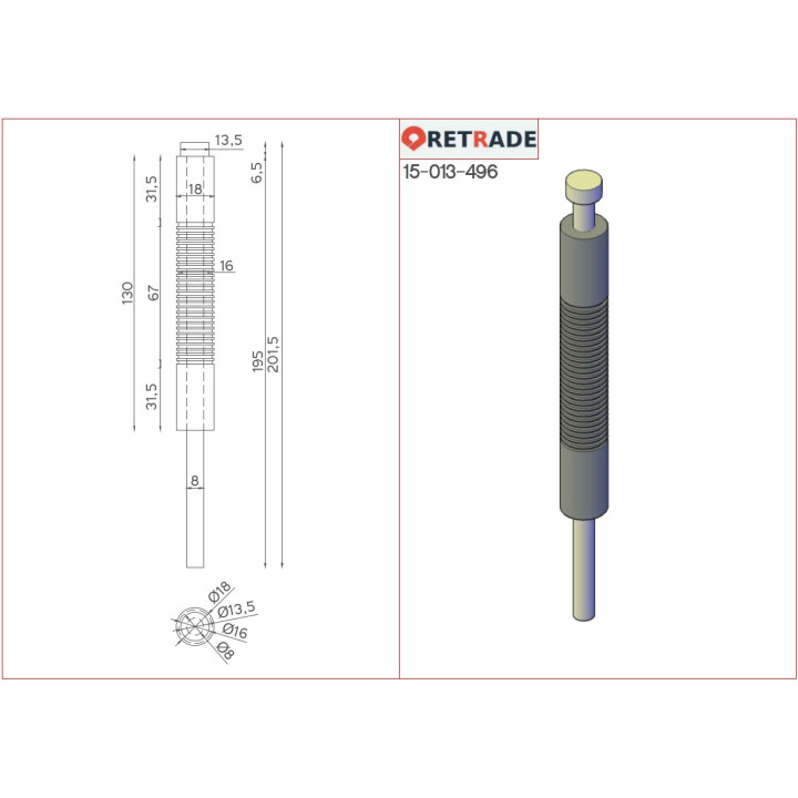 CNC 3D - Cuscinetto Lineare con Albero