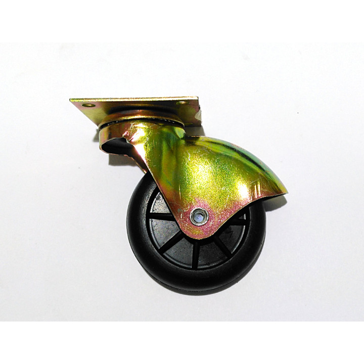 Wheel to Cart 45x12mm con Piastra da 37x37mm