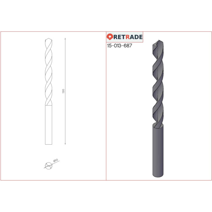 Punte Professionale per Metallo ∅ 10mm