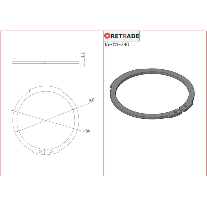 Bloccaggio per Cuscinetto