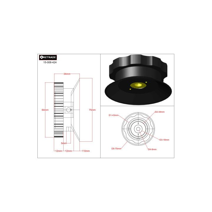 CNC 3D - Basamento per Gamba