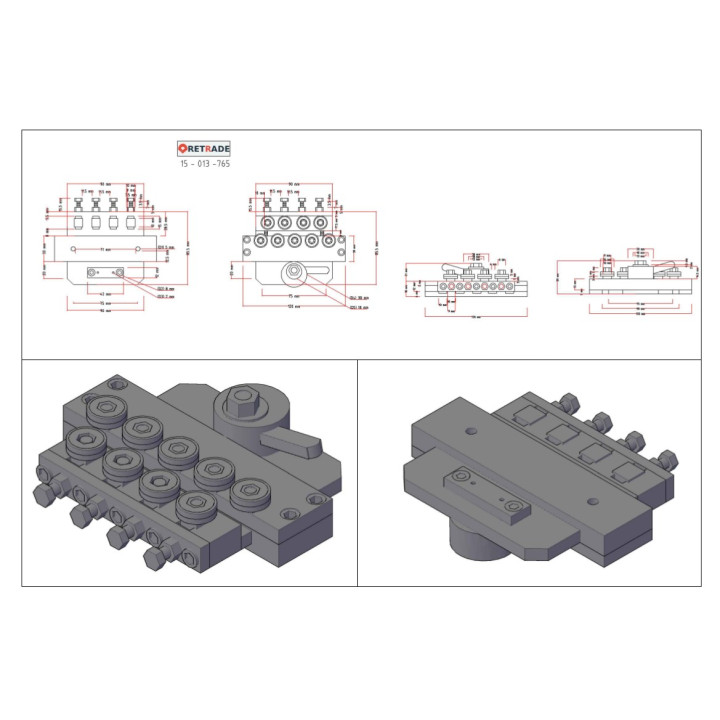 CNC 3D - Supporto per Cavo