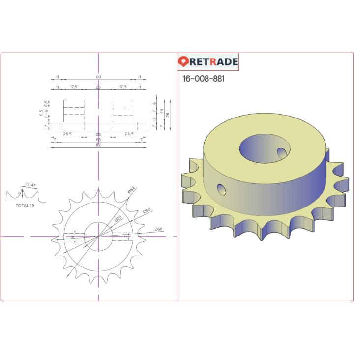 CNC 3D - Staffa di Supporto a L