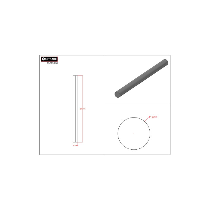 CNC 3D - Albero in Acciaio