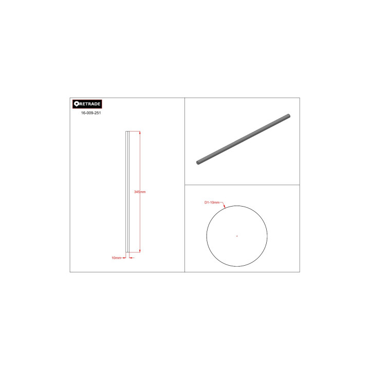 CNC 3D - Albero in Acciaio
