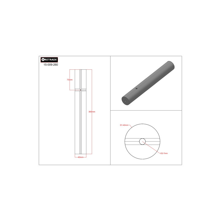 CNC 3D - Albero in Alluminio