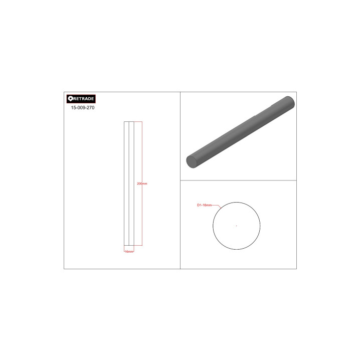 CNC 3D - Albero in Aciaio