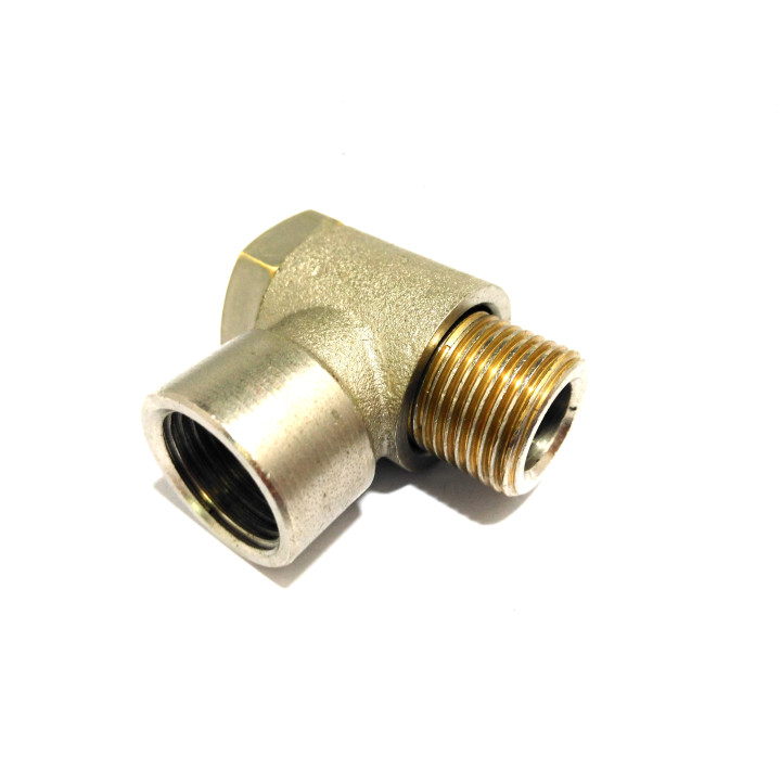 3x Raccordi Pneumatici a L Filettato M/F 3/8"