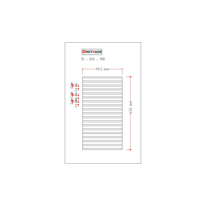 CNC 3D - Cinghia Dentata 45cm