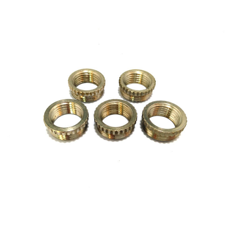 5x Riduttori Pressacavo in Ottone Zincato Filetto PG11.5 - PG9