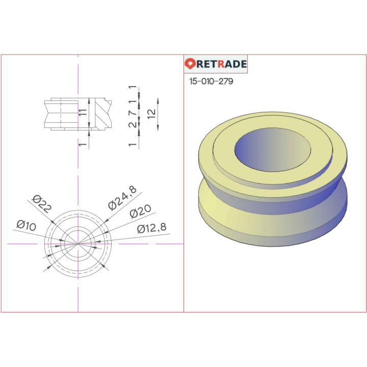 CNC 3D - Puleggia in Acciaio