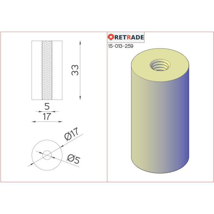 CNC 3D - Albero in Acciaio