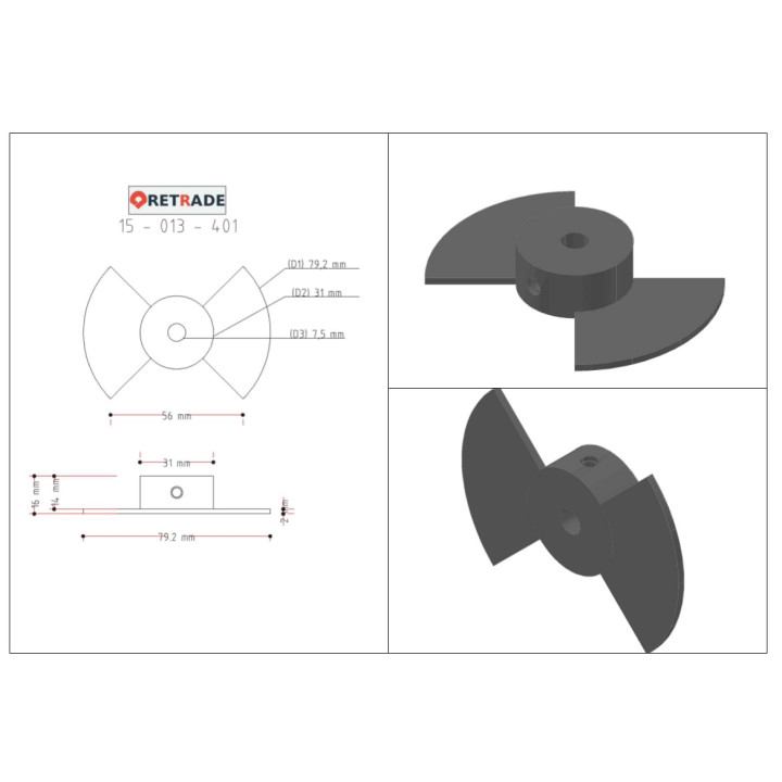 CNC 3D - Puleggia in Acciaio
