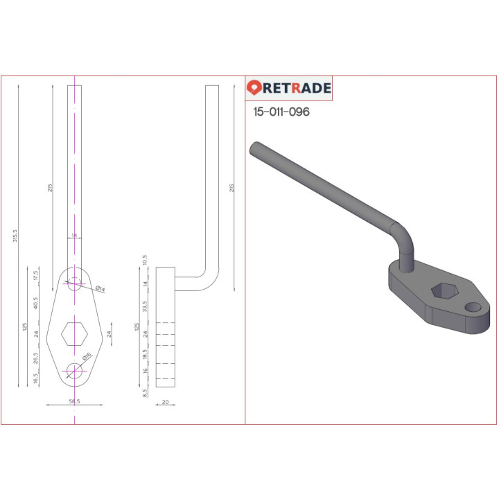 CNC 3D - Selezionatore Esagonale