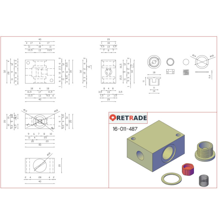CNC 3D - Distributore Aria con 3 Vie