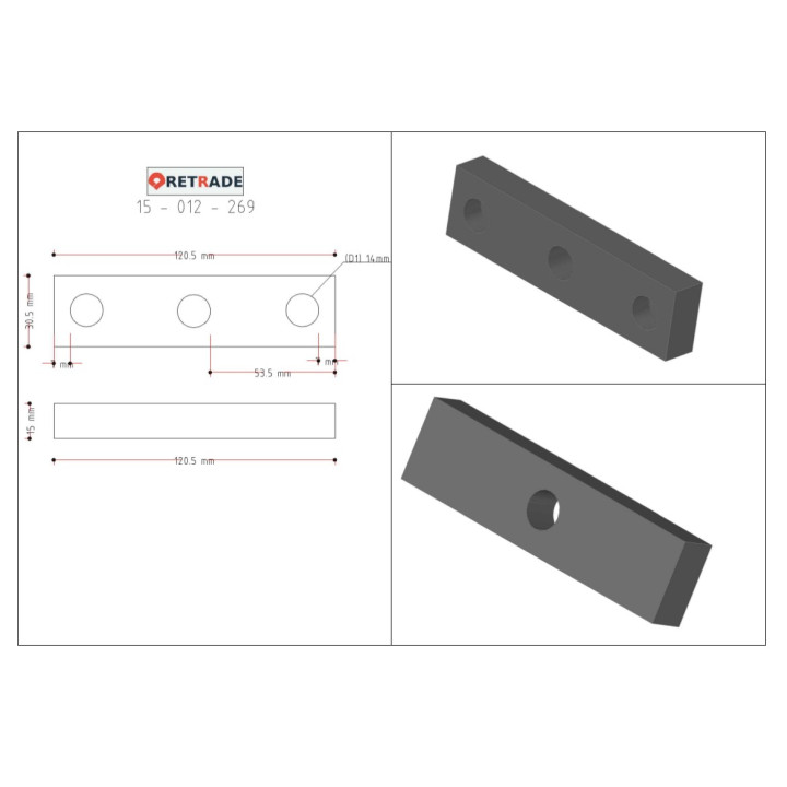 CNC 3D - Blocco di Supporto per Albero