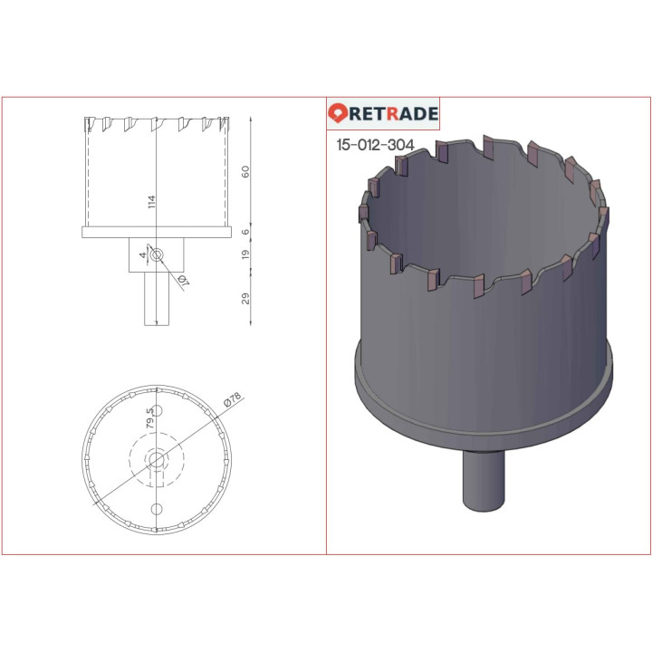 CNC 3D - Sega a Tazza per Legno