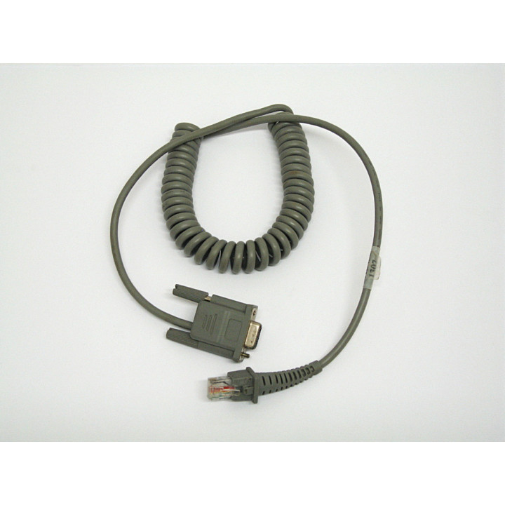 Cable 425-1307 RS-232 Power Scan Series 9P-Female-Coiled Gray