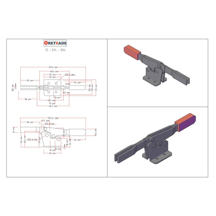 CNC 3D - Sistema di Serraggio Forma M