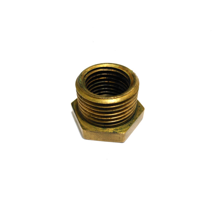 Riduttore Idraulico Filettato Dritto Connettore Maschio 3/8" Femmina 1/4"